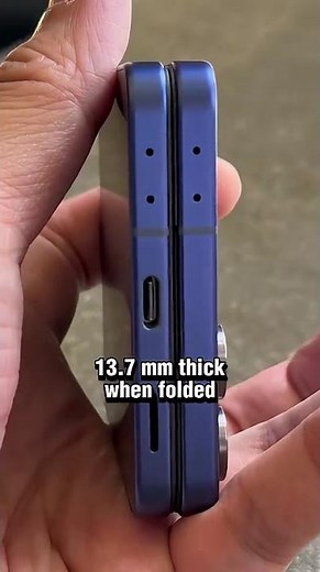 Samsung Galaxy Z Flip 7 (Blue Shadow) Unboxing