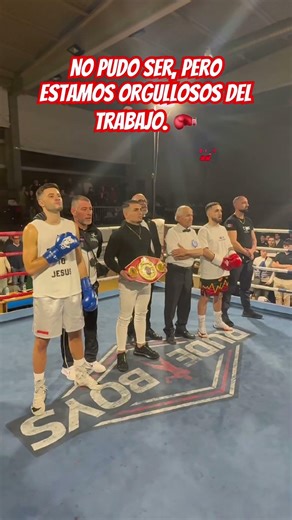 Orgullosos del gran combate de Xabi en Vigo ayer. #boxeo
