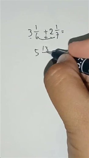 quick tricks for adding mixed fractions #maths #mathstricks #shorts #trending #viral