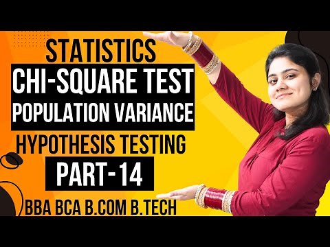 Introduction to Chi-Square Test|Population Variance |Statistics|BBA|BCA|B.COM|B.TECH|Dream Maths