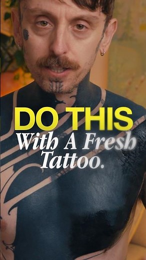 Cold Shower Your Fresh Tattoo (Yes, Really) #shorts