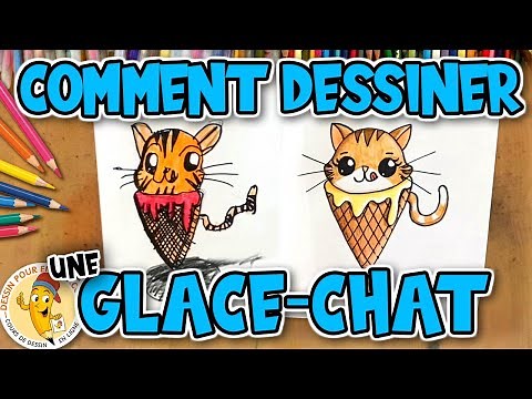 Comment dessiner une GLACE CHAT