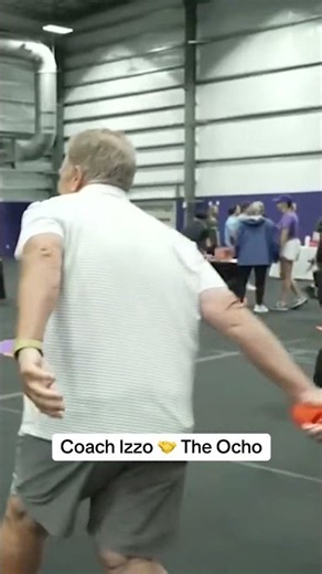 Tom Izzo had to try out The Ocho events for himself 😂