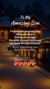 My Amazing Son.. #amazingson #soproud #motherandson #keepgoing #sonlove #mylittlewarrior #proudmom #familyfirst #strongboy #ForeverProud #inspirationalquote #motherhood | Ten Seconds Vlog
