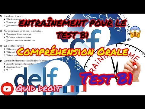 ✅Entraînement B1 pour la demande de nationalité française DELF/TCF/ANF, séance1, bon entraînement
