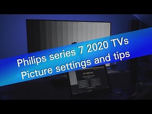 Philips PUS7505 PUS7805 PUS7855 4K UHD TV picture settings