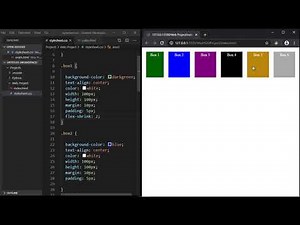 CSS Flexbox Tutorial - 7 - Flex Shrink
