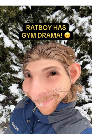 So you’re only nice when you’re behind the desk, in customer service mode? Well, Ratboy is nice everywhere ☺️ get used to it 😘 #rat #fyp