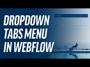 Using A Dropdown Component To Control Tabs In Webflow