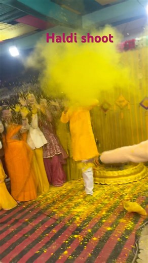 Haldi shoot program #neerkumvlogs #nonsubscriber #foryou #youtubeshort #haldishoot