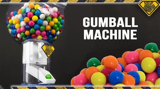 How to build a functional gumball machine using simple materials