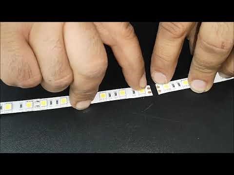 LED strip repair after welding