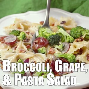 253K views · 981 reactions | Broccoli Grape Pasta Salad is perfect for warm weather potlucks and picnics! Crunchy pecans, salty bacon- so much flavor! Full Recipe: https://spicysouthernkitchen.com/broccoli-grape-and-pasta-salad/ | Spicy Southern Kitchen | Facebook
