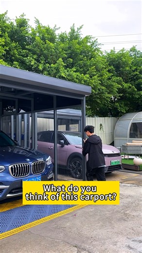 What do you think of this carport? #madeinchina #mobilegarage #retractablegarage #carport #garages