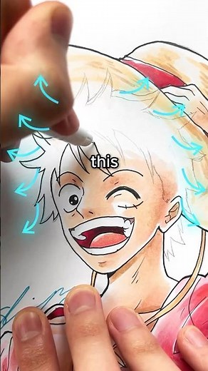 How to Draw ANIME Hair!! 👀✍🏻 #arttutorial