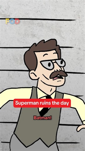 Superman ruins Batman's day . #comedy #superhero #animation #animatedcomedy | Funny Or Die