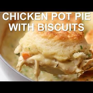 Chicken Pot Pie With Biscuits
