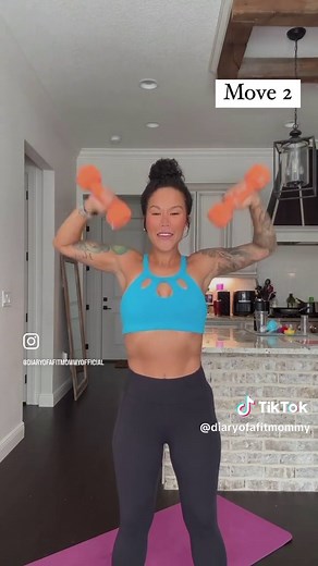 FLABBY ARMS ✨ 3 sets of 20 reps per move. Link in bio for my fitness app workout guides