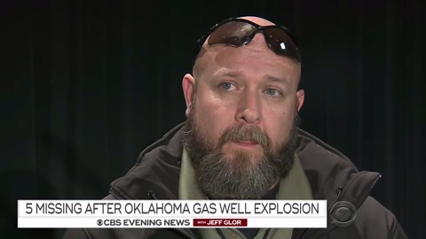 Explosion at Oklahoma gas well sends workers running
