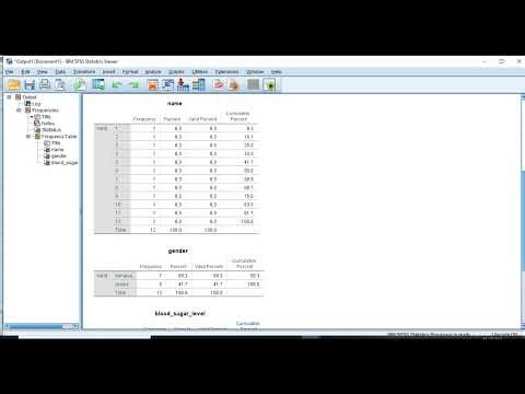 Learn Spss- an introduction for beginners- charts, mean, variance, and standard deviation