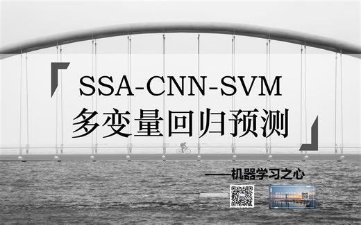 【回归预测】SSA-CNN-SVM麻雀算法优化卷积神经网络-支持向量机的多变量回归预测