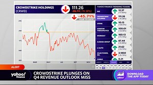 Crowdstrike, Workday, NetApp stocks move on earnings