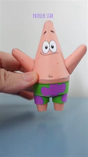 Patrick Star Papercraft: Fun Crafting for Kids