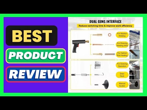 VEVOR Dual-Function Dent Puller & Spot Welder w/5 Modes, 2 Welding