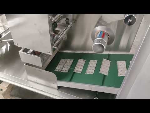 How tablets packed by the strip packing machine?