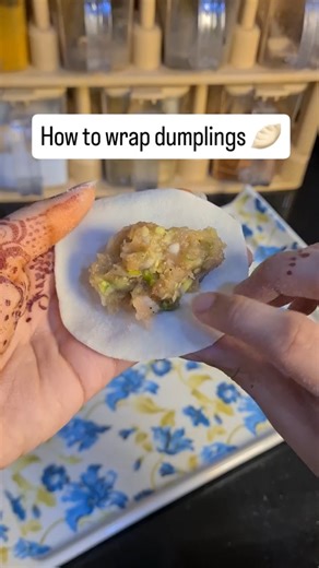 Perfect dumpling wrap, every time 🥟✨#dumplings #momos #homecooking #dumplingwrap #foodreels