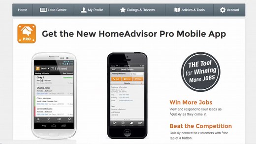 HomeAdvisor Pro Site Walk-through