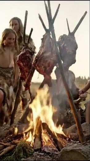 1000 of years ago Primitive Humas life