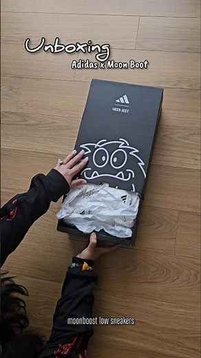 Unboxing my Adidas x Moonboot moonboost sneakers, best winter gear I've bought this year #unboxing