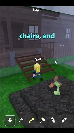 99 Nights Tips Day 21 - Easy Wood Farming Early Game #99nightintheforest #roblox