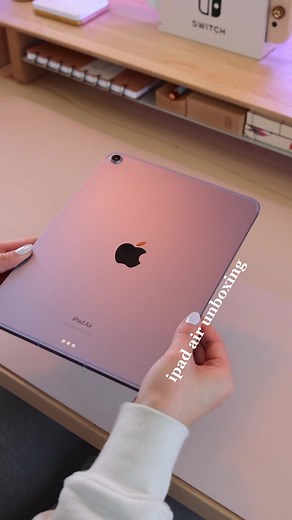 Purple iPad Air Unboxing and Magic Keyboard Review