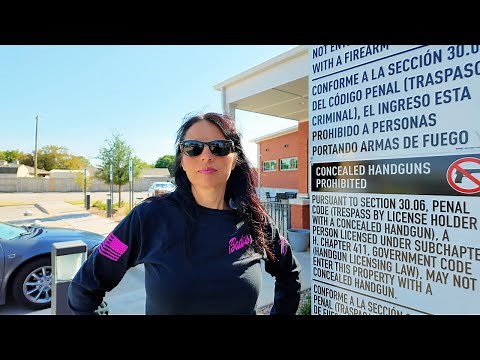 ACTUAL Texas "No Gun" Signs. (Texas Law)