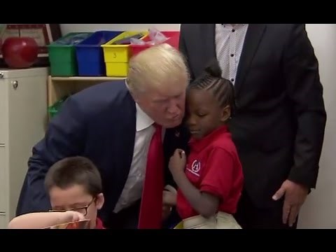 Trump Visits First-Grade Classroom