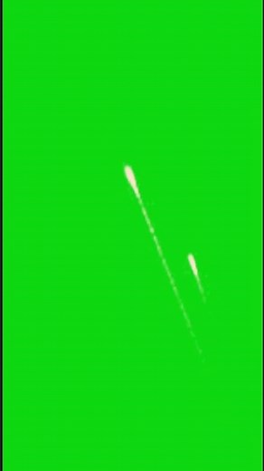 Meteor shower animation green screen | shooting stars vfx #greenscreen #meteor #fall #space #shorts