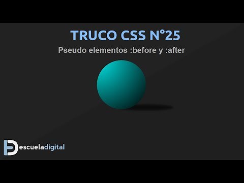 Trucos CSS (25) - Pseudo elementos before y after