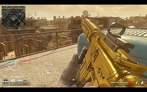 【TmarTn】使命召唤：现代战争重制版黄金M16游戏视频