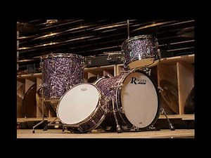 Rogers 12/14/18/5x14" Cleveland (Reissue) Drum Set - Purple Diamond Pearl