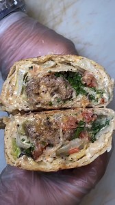 Kofta Kebab Pita Wrap! 😍🌯🍖💦 #kebab #Kofta #pita #wrap | Foody Fetish