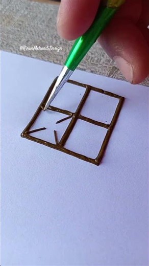 Box Design ✨👌|| Step By Step Mehandi Tutorial For Beginners||