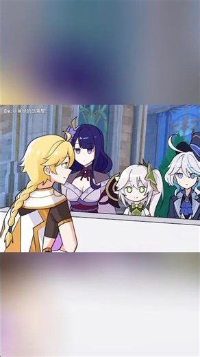 Traveler After Clearing the Map 😑 ( Douyin Animation ) #genshin #genshinimpact