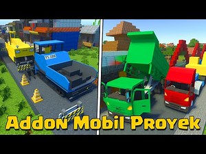 ADDON MOBIL PROYEK BISA BUAT ASPAL JALAN FITUR LENGKAP DI MCPE