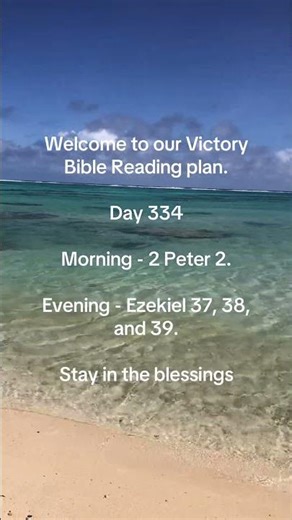 Victory Bible reading plan day 334