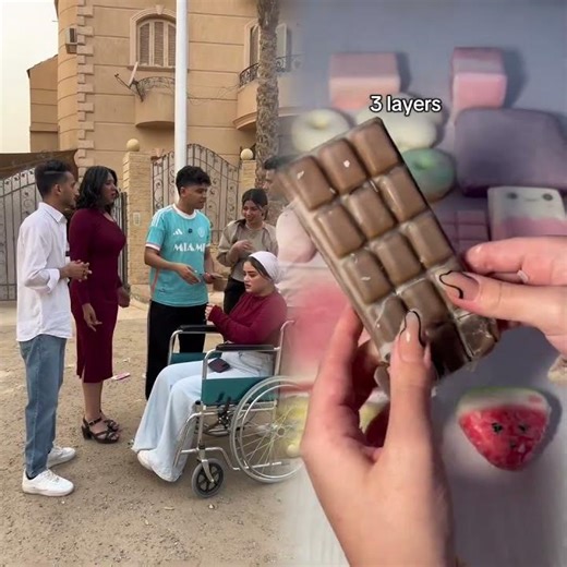 شلة بلا رحمة… أهانوا بنت على كرسي بعجل وللاسف … #skit #comedy #fyp #pov