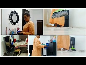 Arab (Saudi Arabia) Housemaid/Shagala Deep Cleaning 🧹🧼 Her Room