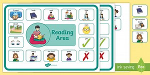 EYFS Reading Area Communication Mat