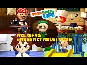 Tomodachi Life: All gifts/interactable items